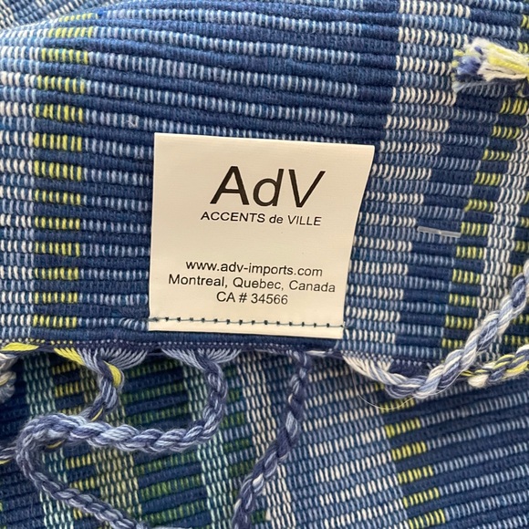 AdV new set of 6 striped fringed placemats - Picture 4 of 6